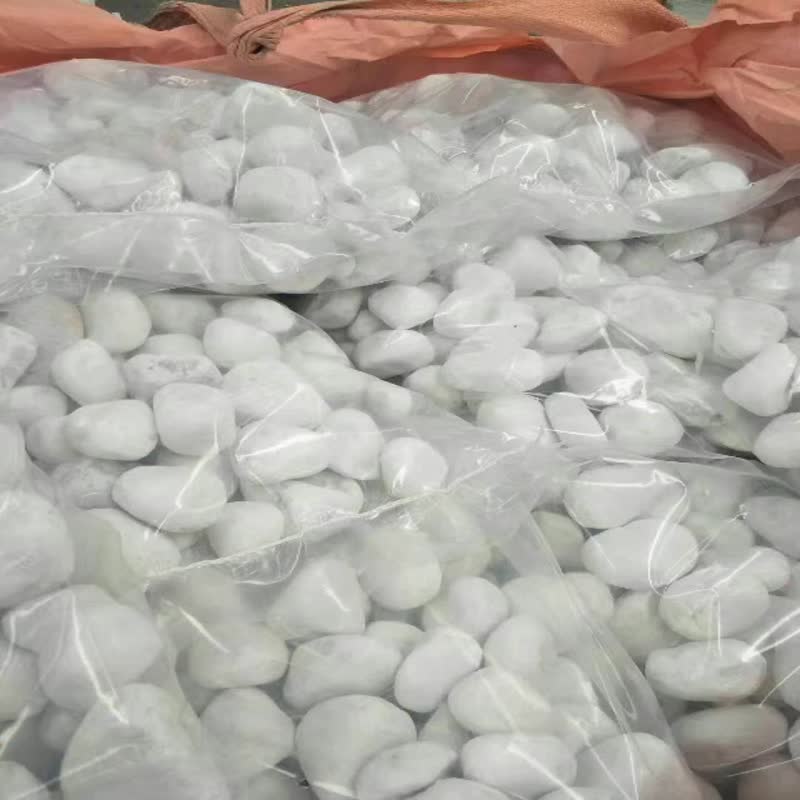 Factory Supply Decorative Polished Yellow River Pebbles