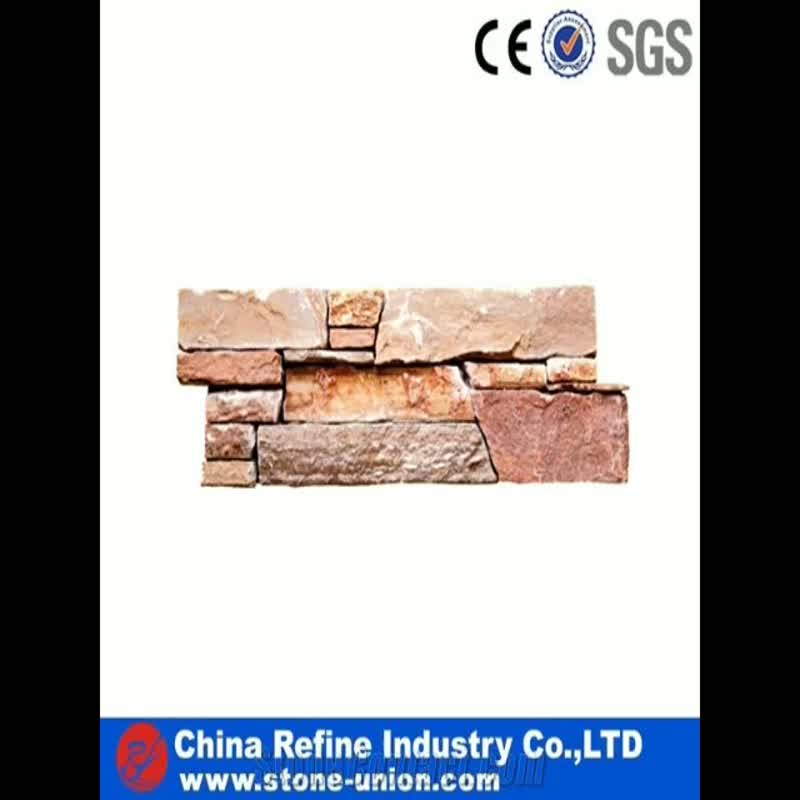 Natural Rusty Walkway Flooring Crazy Paving Stone