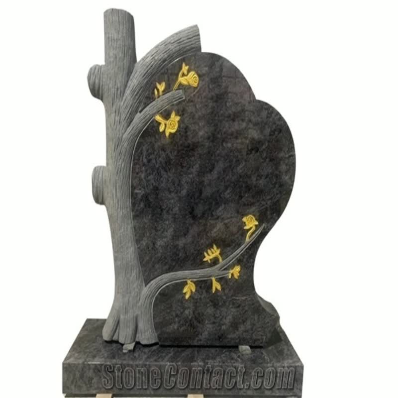 Red Granite Headstone,Western Style Granite Monuments