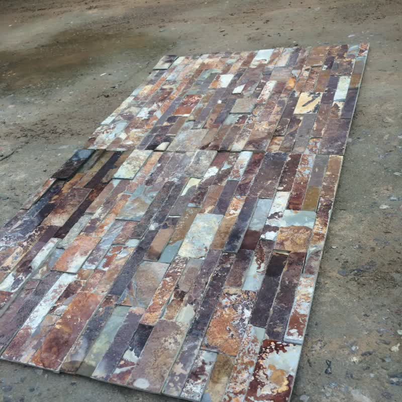 Rough Rusty Slate Wall Panel,Cultured Stone