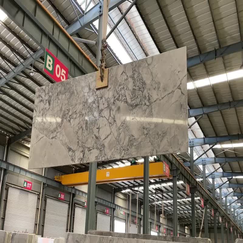 Artificial Quartz Stone Super White Calacatta Counter Top