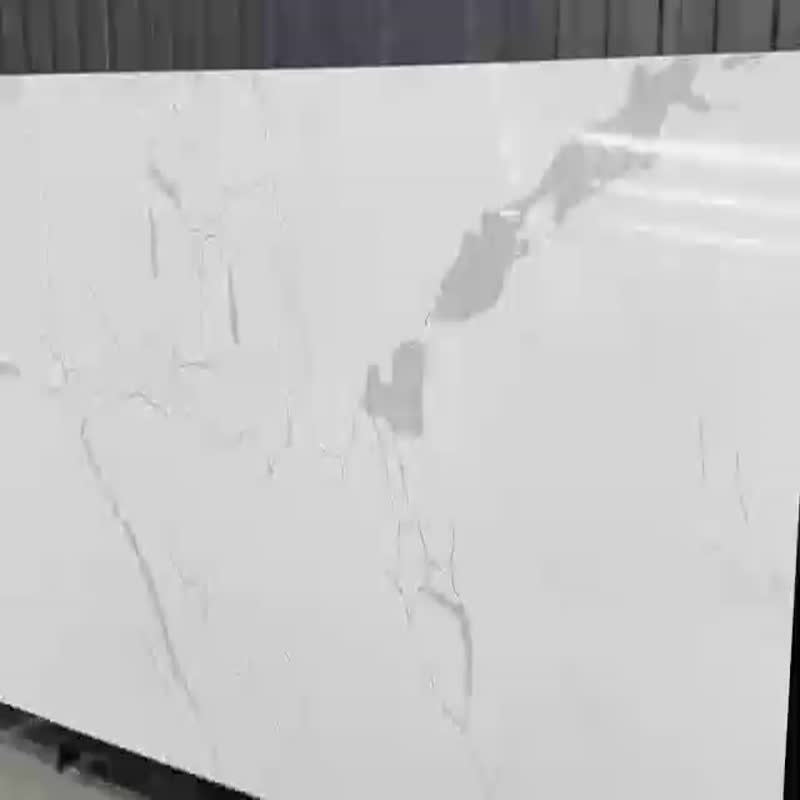 High Price White Quartz Customize Antibacterial Marble Look