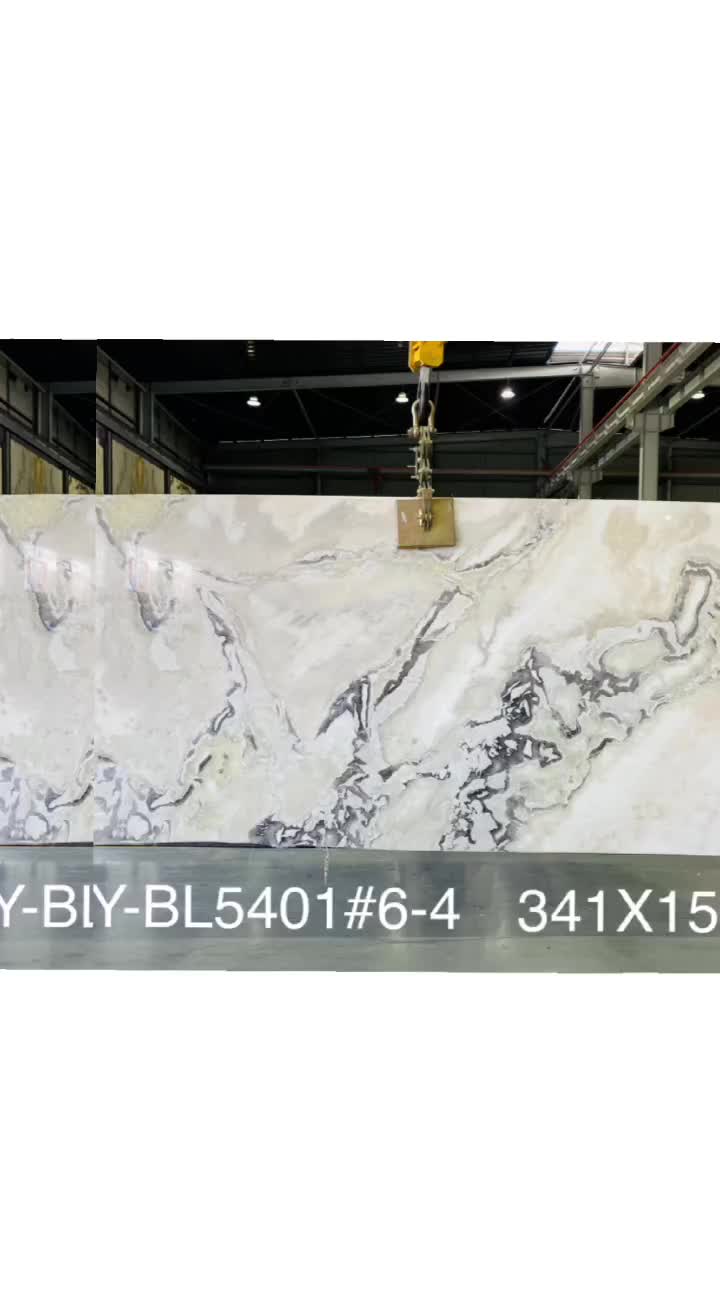 Dover White Caribbean Karibib Fantasy Namibia Marble Slab