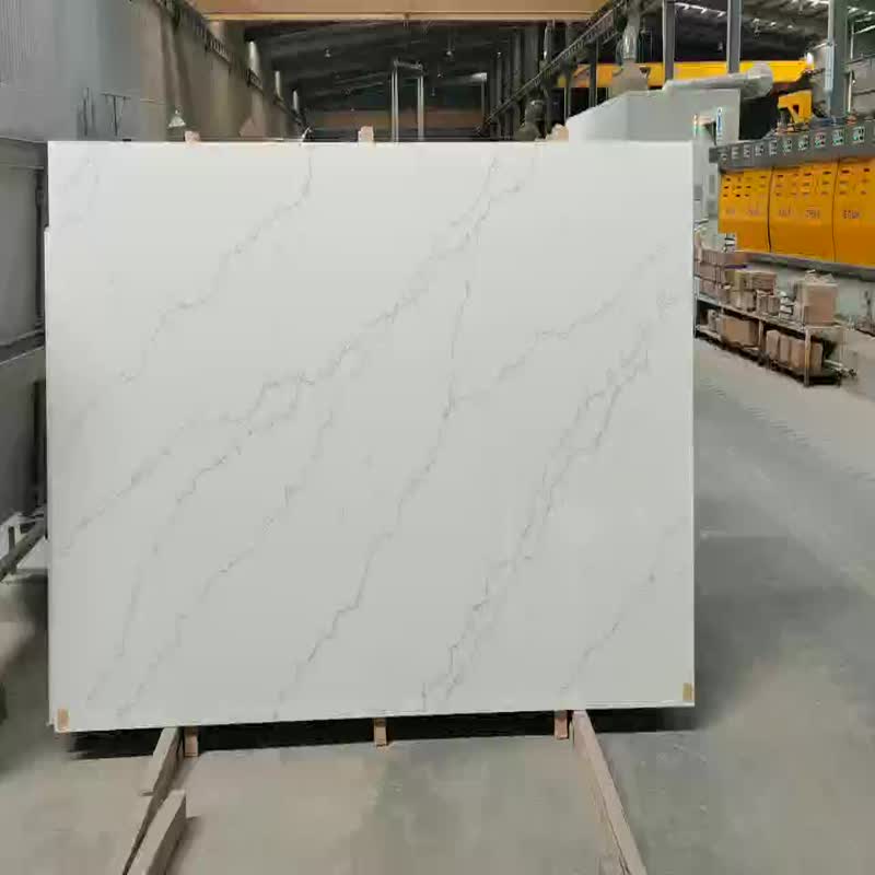 Modern Sytle Man-Made Calacatta Quartz Slab