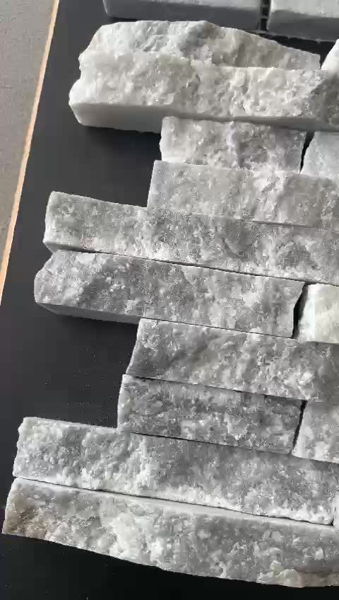 Platinum Split Face Mesh Wall Stone Mosaic Tiles
