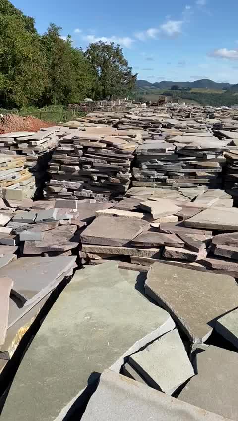 Vulcano Basalt Crazy Paving Flagstones