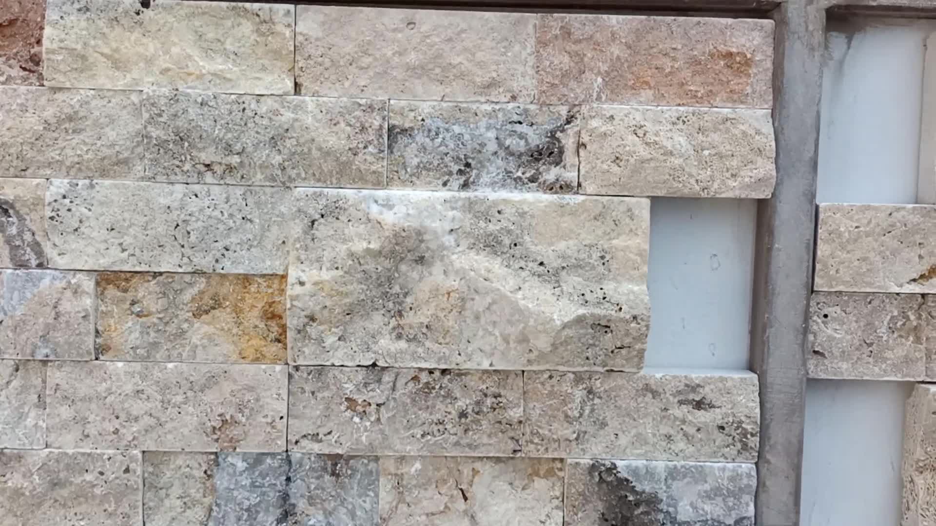 Ledger Corner Scabos Travertine