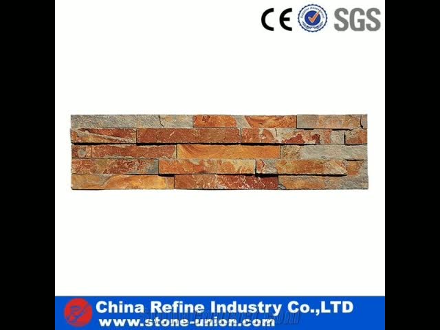 4/5/7 Strips Hot Sale Rusty Slate Culture Stone