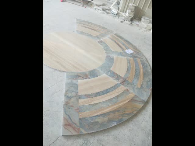 Marble Water Jet Medallions Inlay Tiles Factory