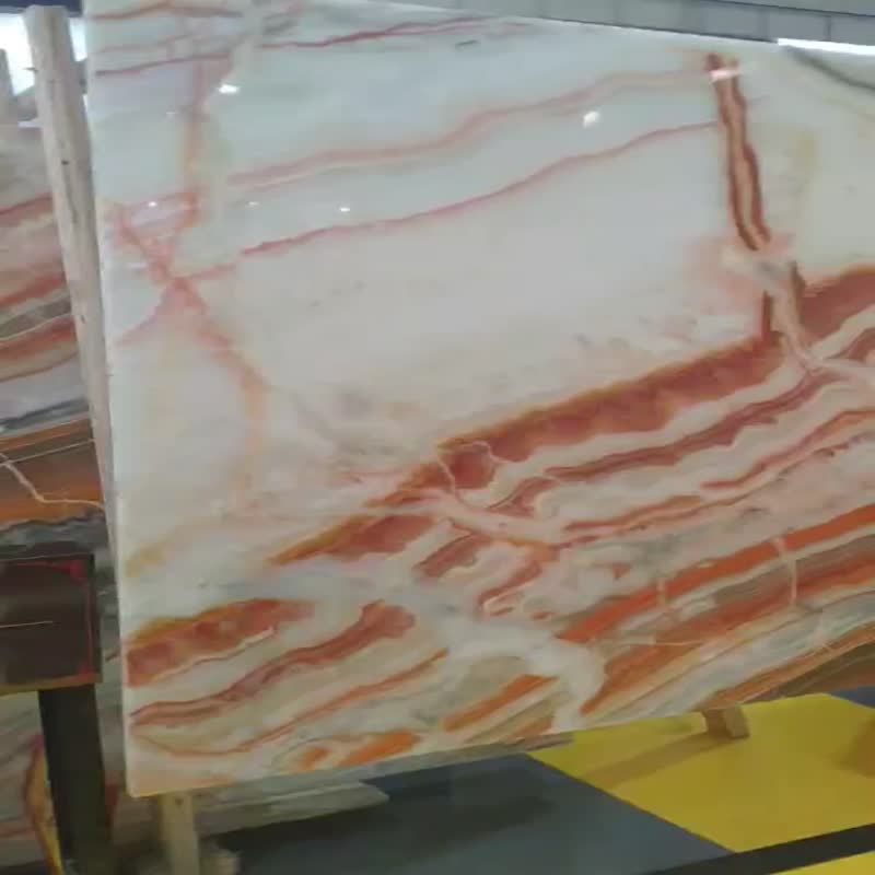 Rainbow Colorful Onyx Big Slabs Onyx Jade Stone