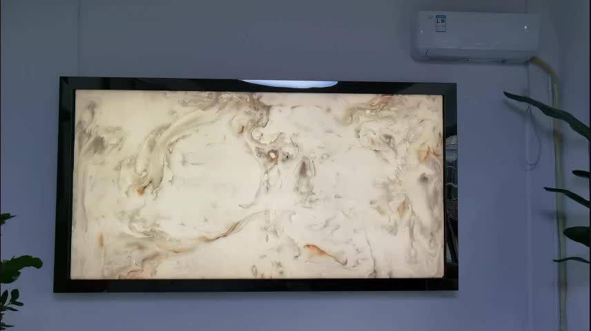 White Onyx Slabs Artificial Marble Tiles For Wall Decor