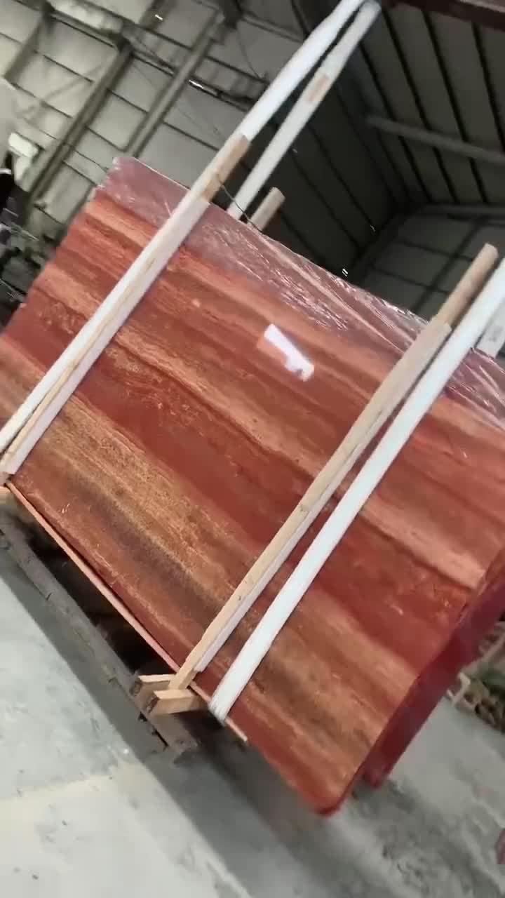 Turkey Akdag Red Travertine Elazig Kirmizi Traverten