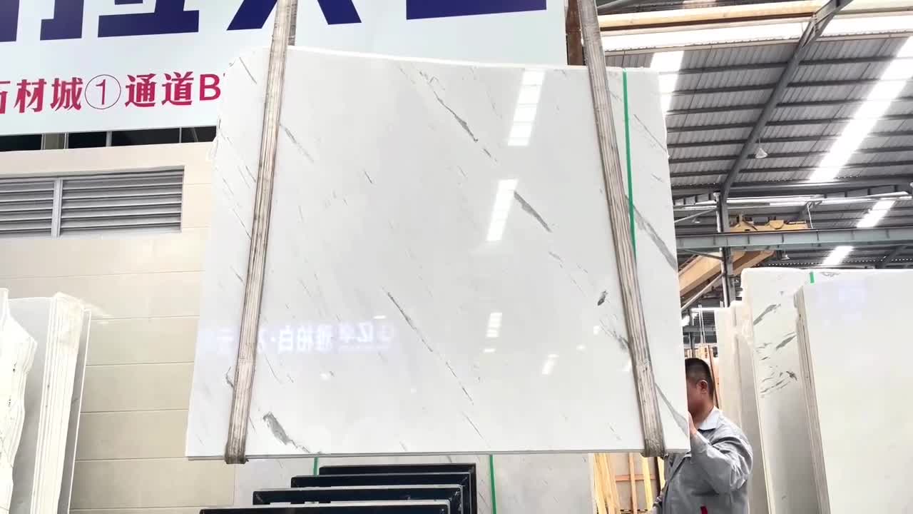 Yugoslavia White Marble Bianco Polaris Classic Slab In China