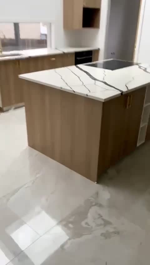 New York White Quartz Artificial Stone For Countertops