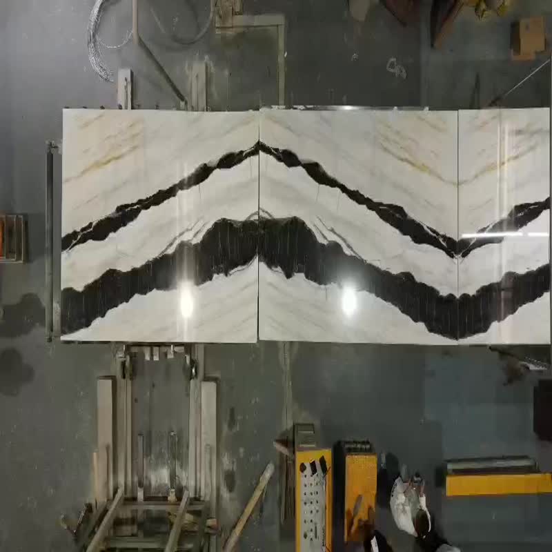 China Panda White Marble Polishing Tiles And Slabs