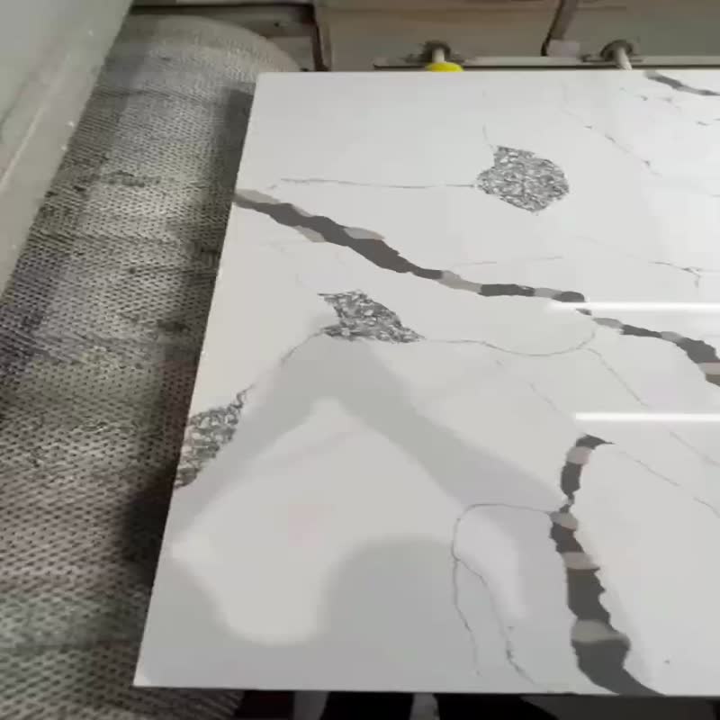 Scratch Resistant Quarz Stone Slabs Anti-Pollution Price