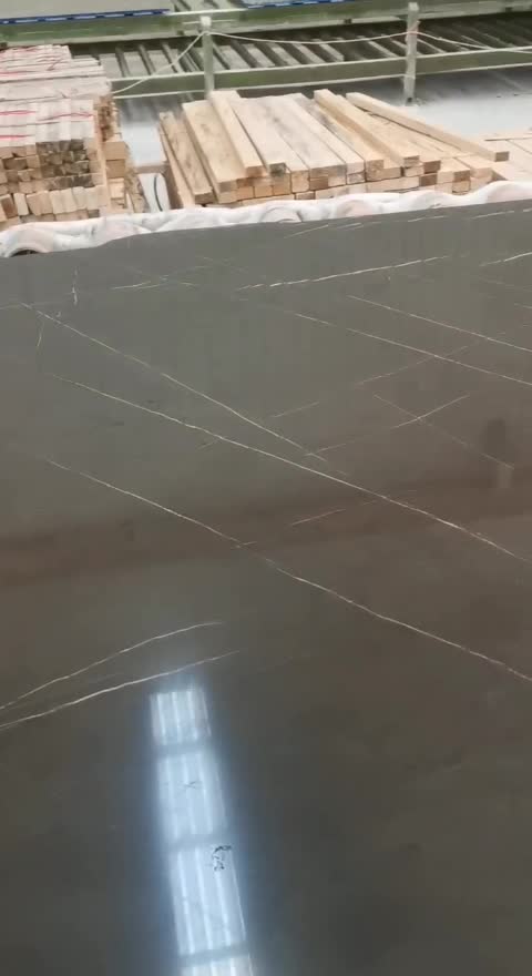 Saint Laurent Black Gold Sahara Noir Aziza Marble Bar Top