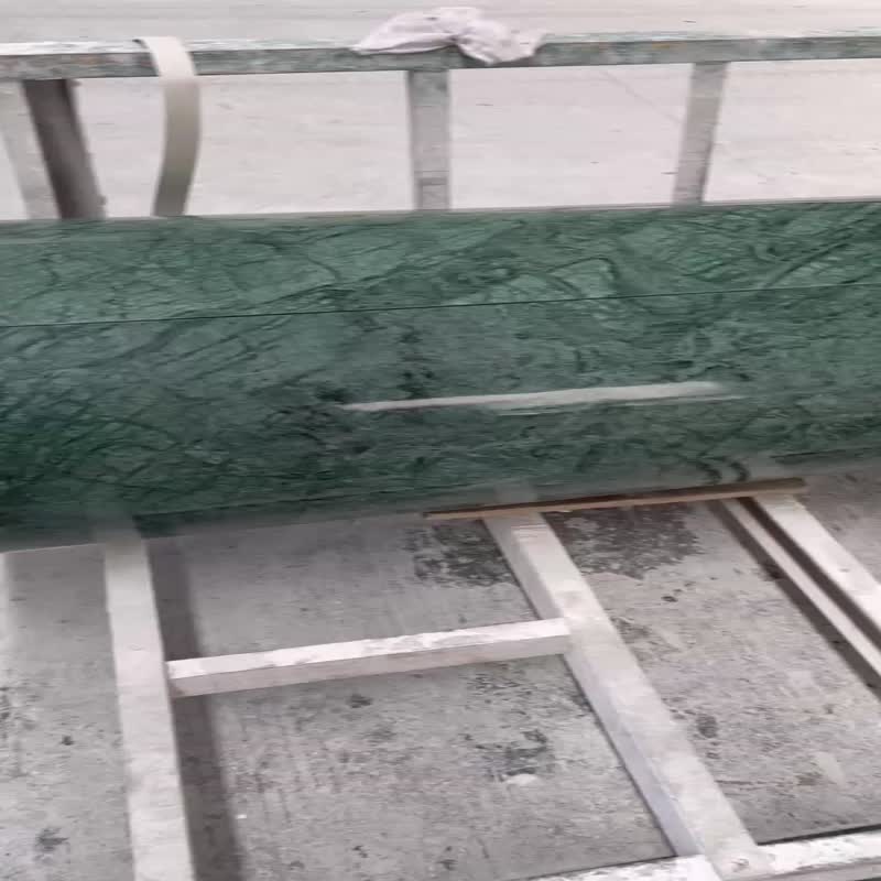 Verde Guatemala Green Marble Roman Columns & Column Capital