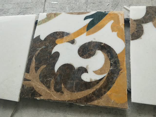 Wholesales Marble Medallion Waterjet Custom Floor Medallion