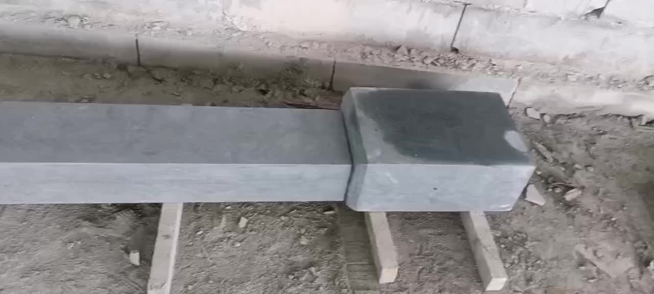 Blue Limestone Arch Door Surround Frame