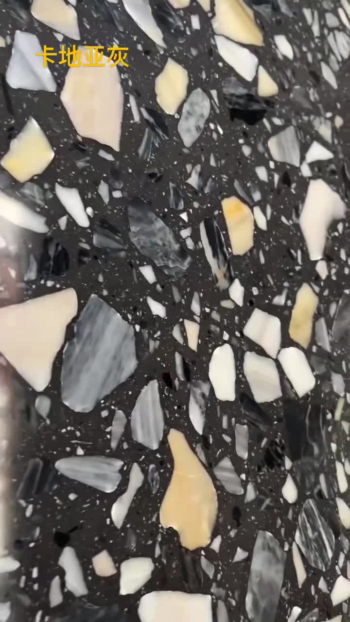 Concord Contemporary Bespoke Cement Terrazzo Tile Slab