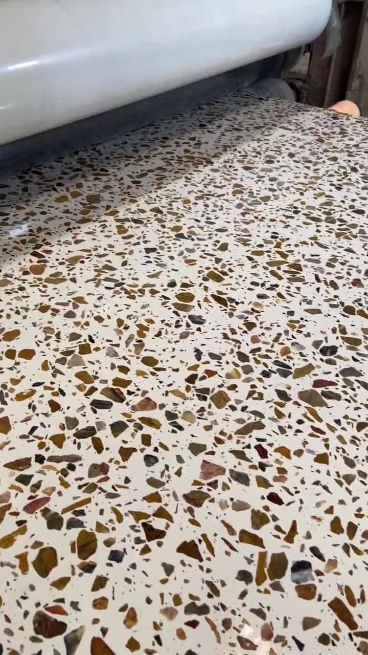Precast Concrete Bespoke Cement Terrazzo Tile Slab