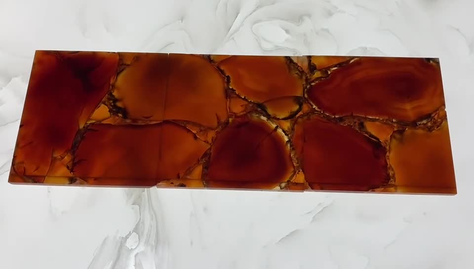 Onyx Slabs Price Decorative Wall Panel Orange Agate Stone
