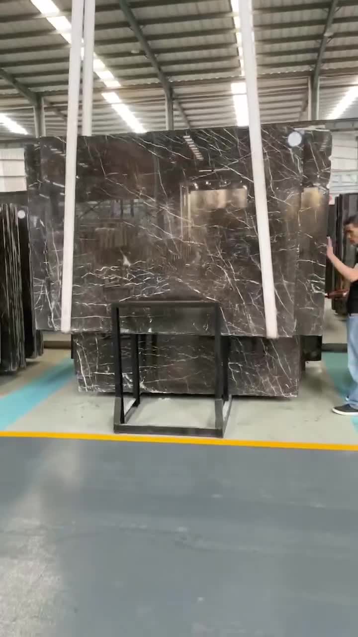 Brown Gold Marble Imperial Royal Golden Slab In China Market