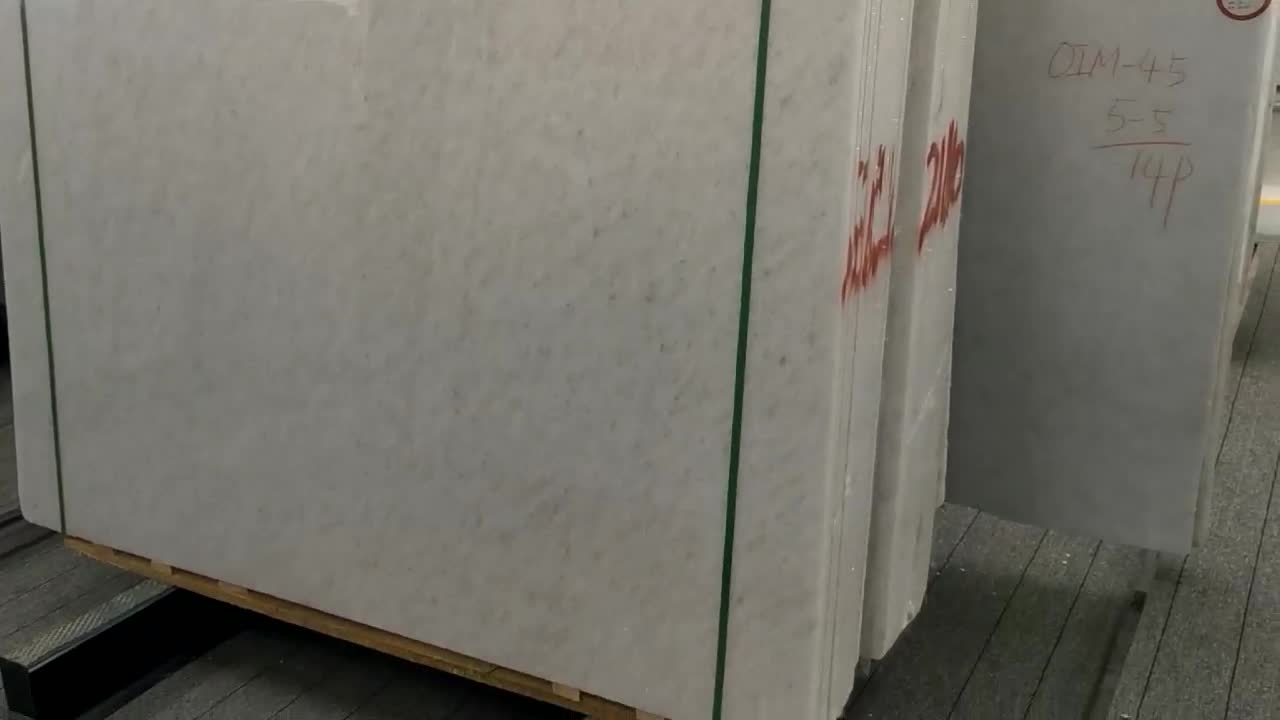 Super White Crystalline Pure White Marble Tiles And  Slabs