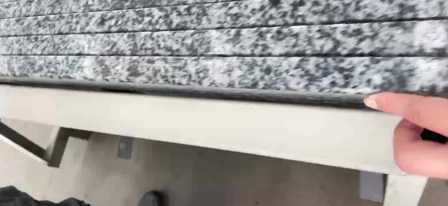 G654 Sesame Black Granite Steps