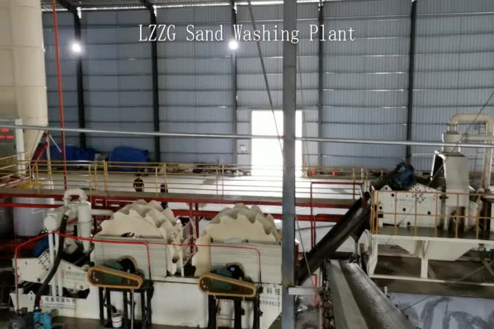 20TPH Sand Washing Machine- Linear-Motion Vibrating Screen