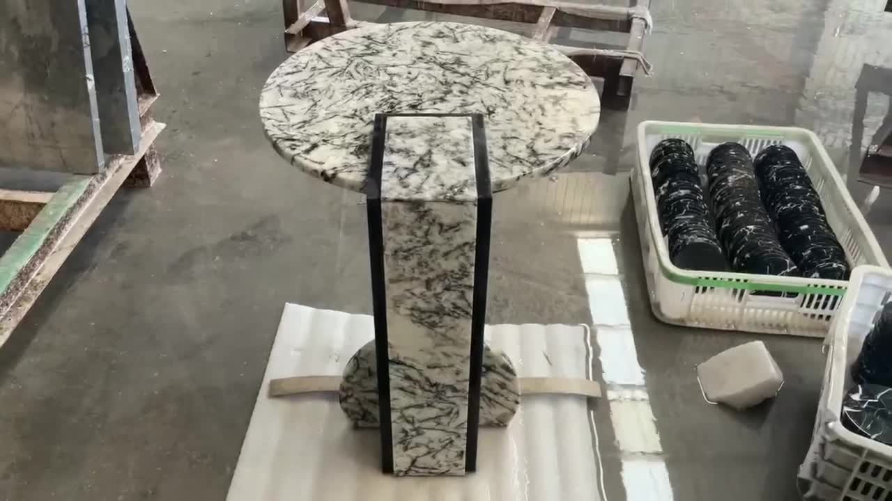 Stone Coffee Table Stand Marble Verde Alpi Furniture Base