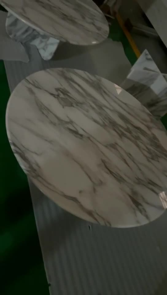 Stone Home Dining Table Marble Viola Restaurant Cafe Table