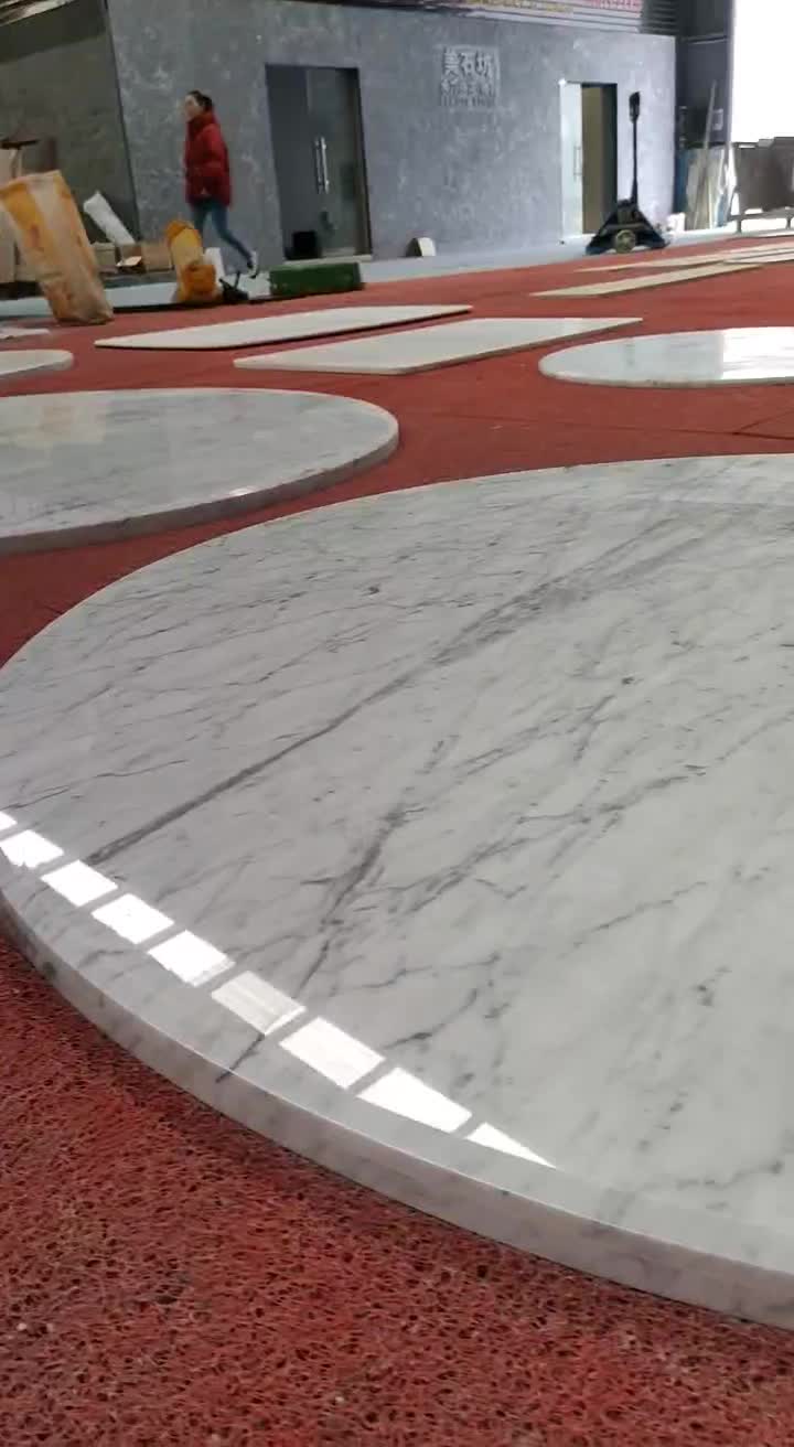 Stone Restaurant Table Statuario Marble Cafe Furniture