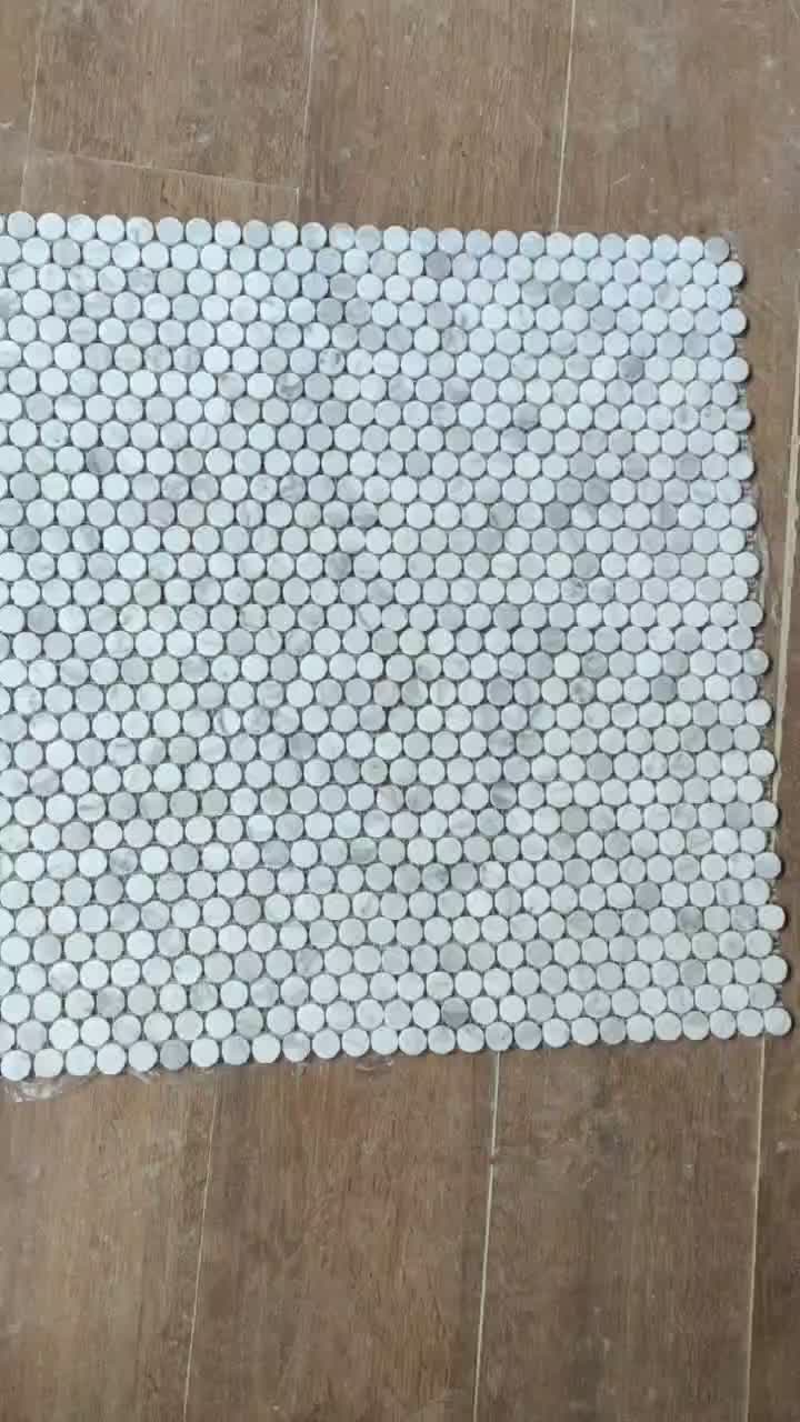 Carrara White Marble Mosaic