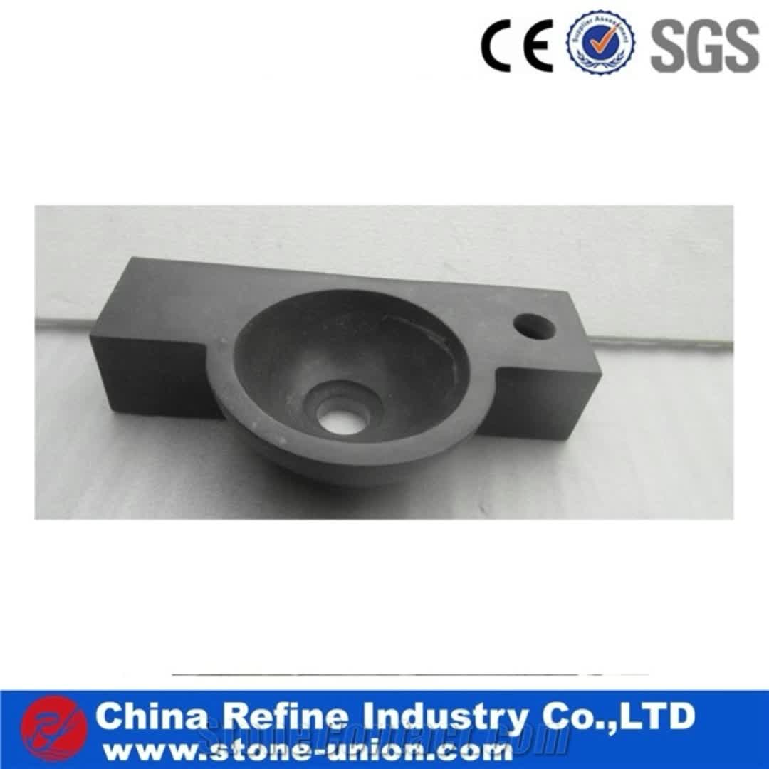 Blue Limestone Honed Round Washing Basin