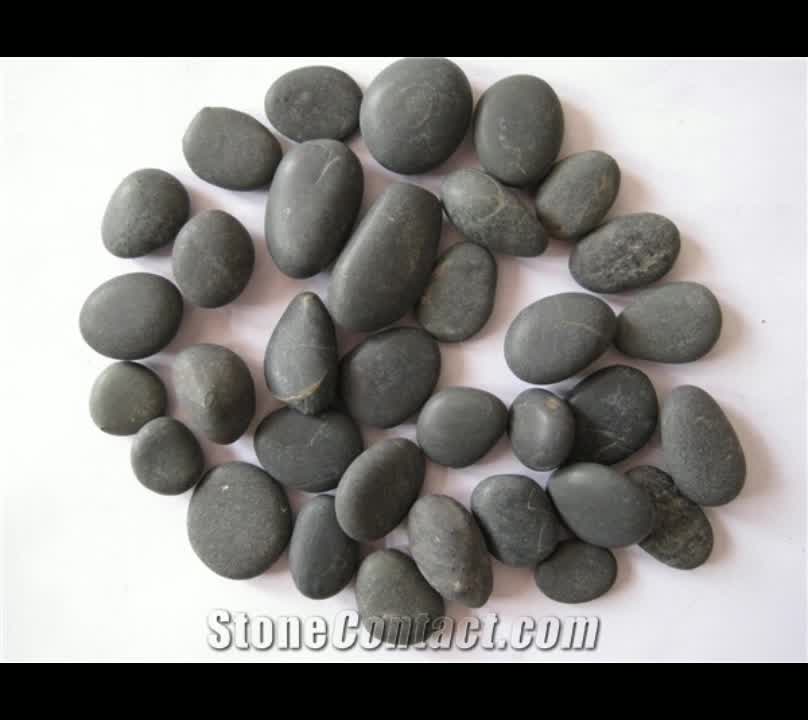 High Polished Mixed Colorful Pebble River Stone