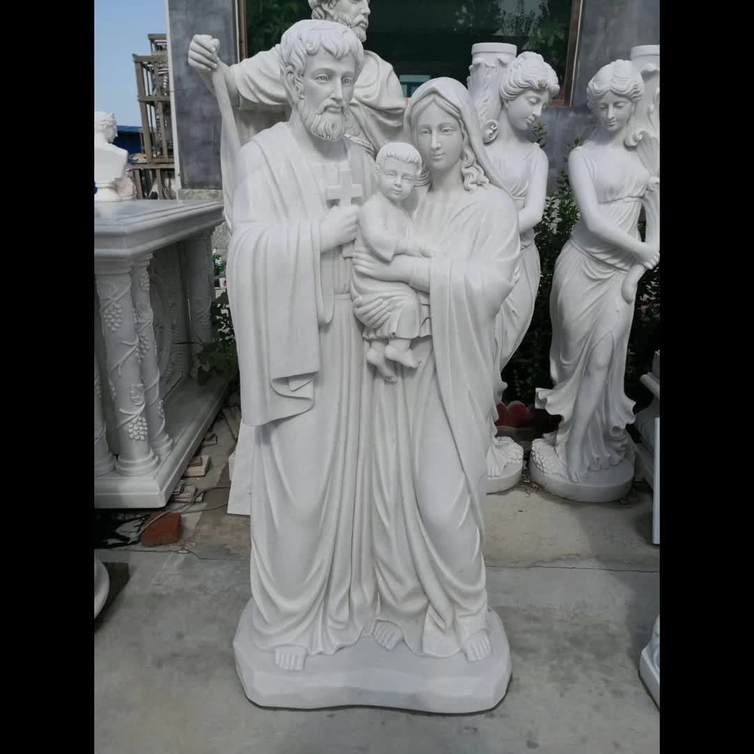 Life Size Natural Stone Garden Sculpture Grey Angel Statue