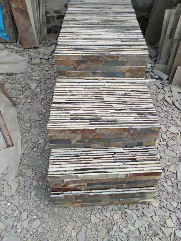 Mixed Color Slate Mosaic China Factory Wholesale