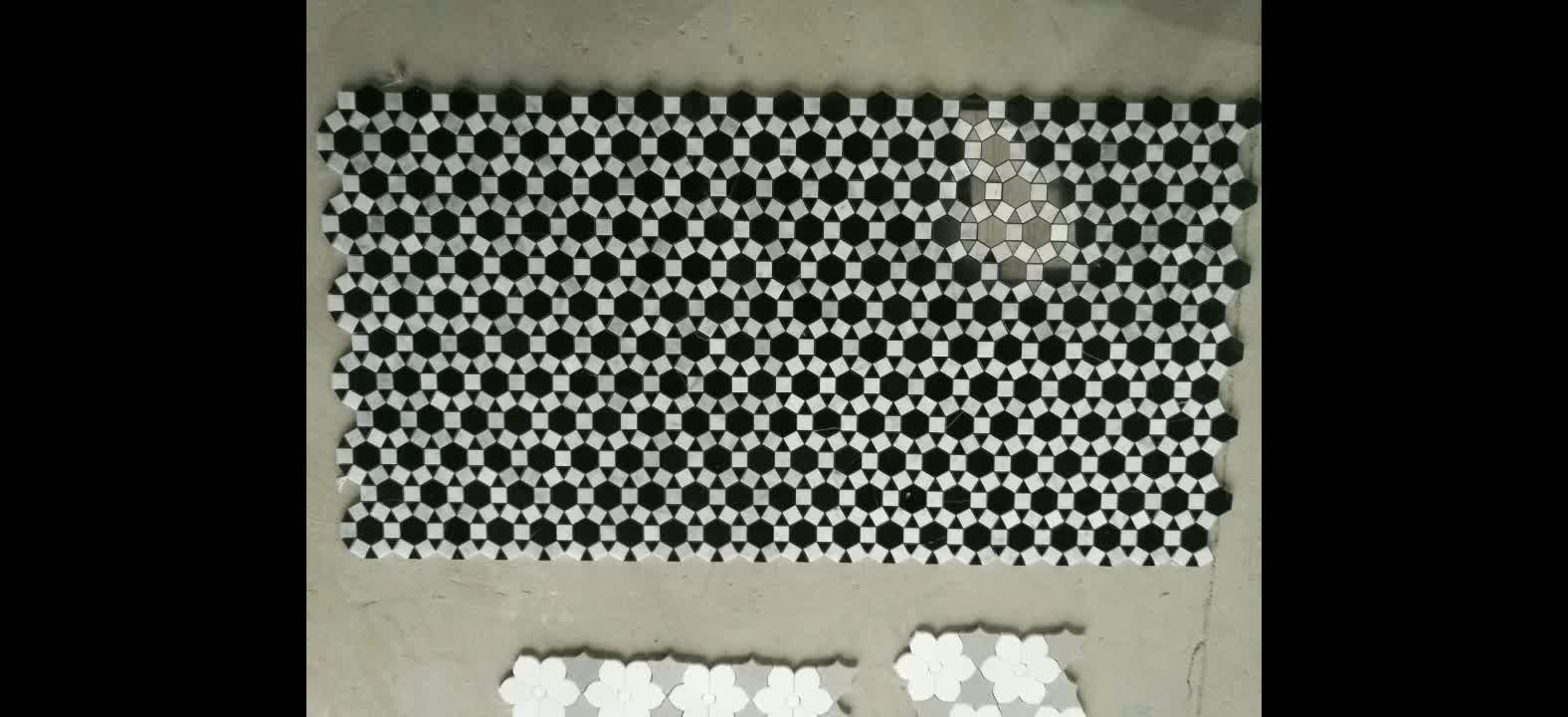 Natural Stone Round  Mosaic Pattern
