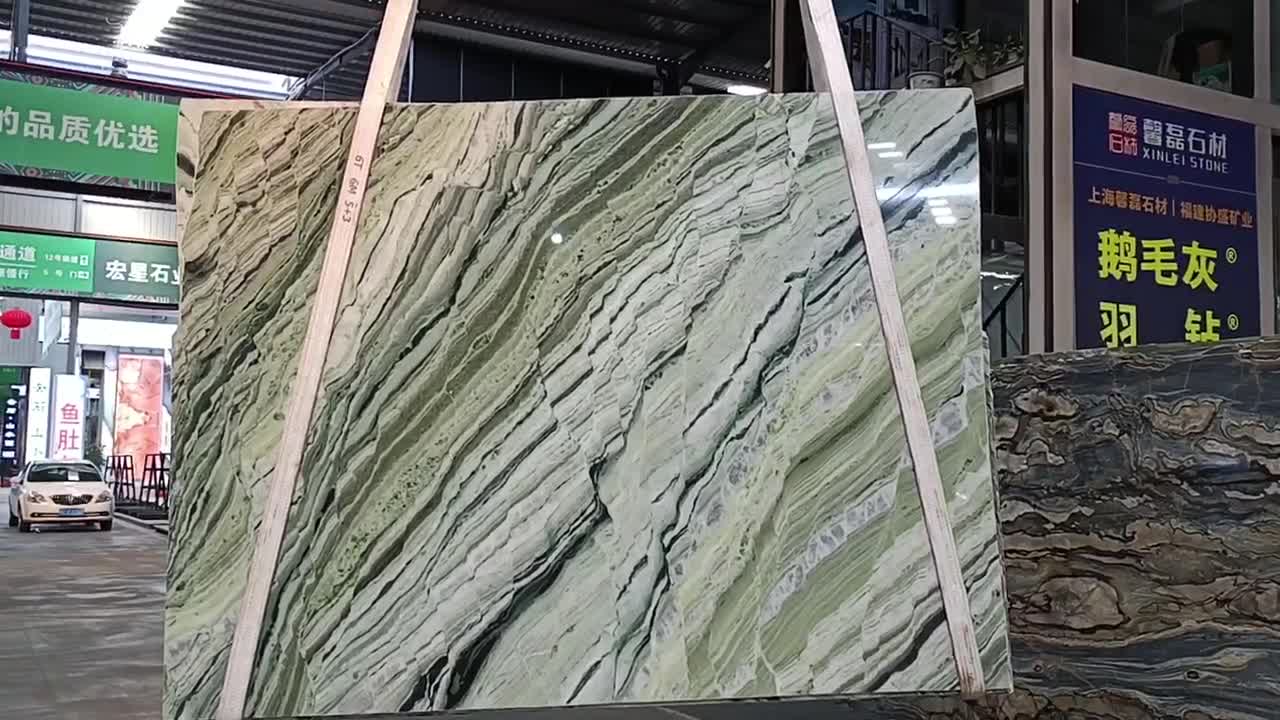 Shangri La Jade Marble Slabs Tiles