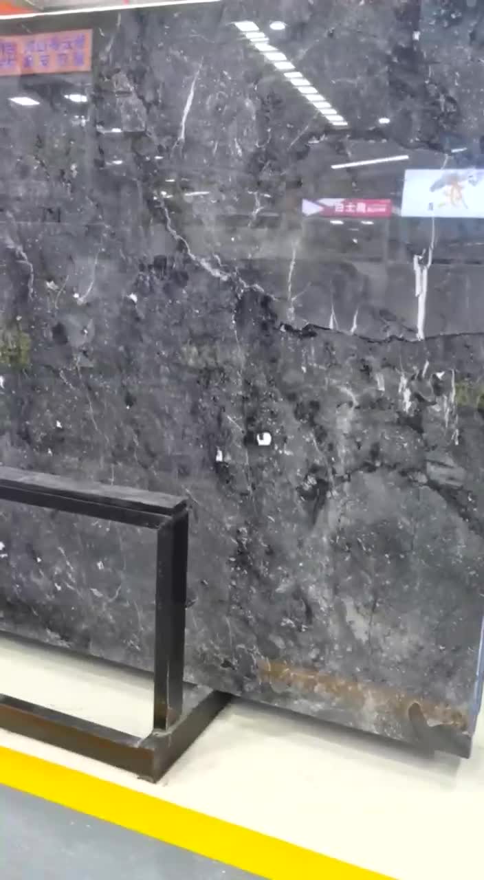 Star Shine Grey Marble Slabs Tiles