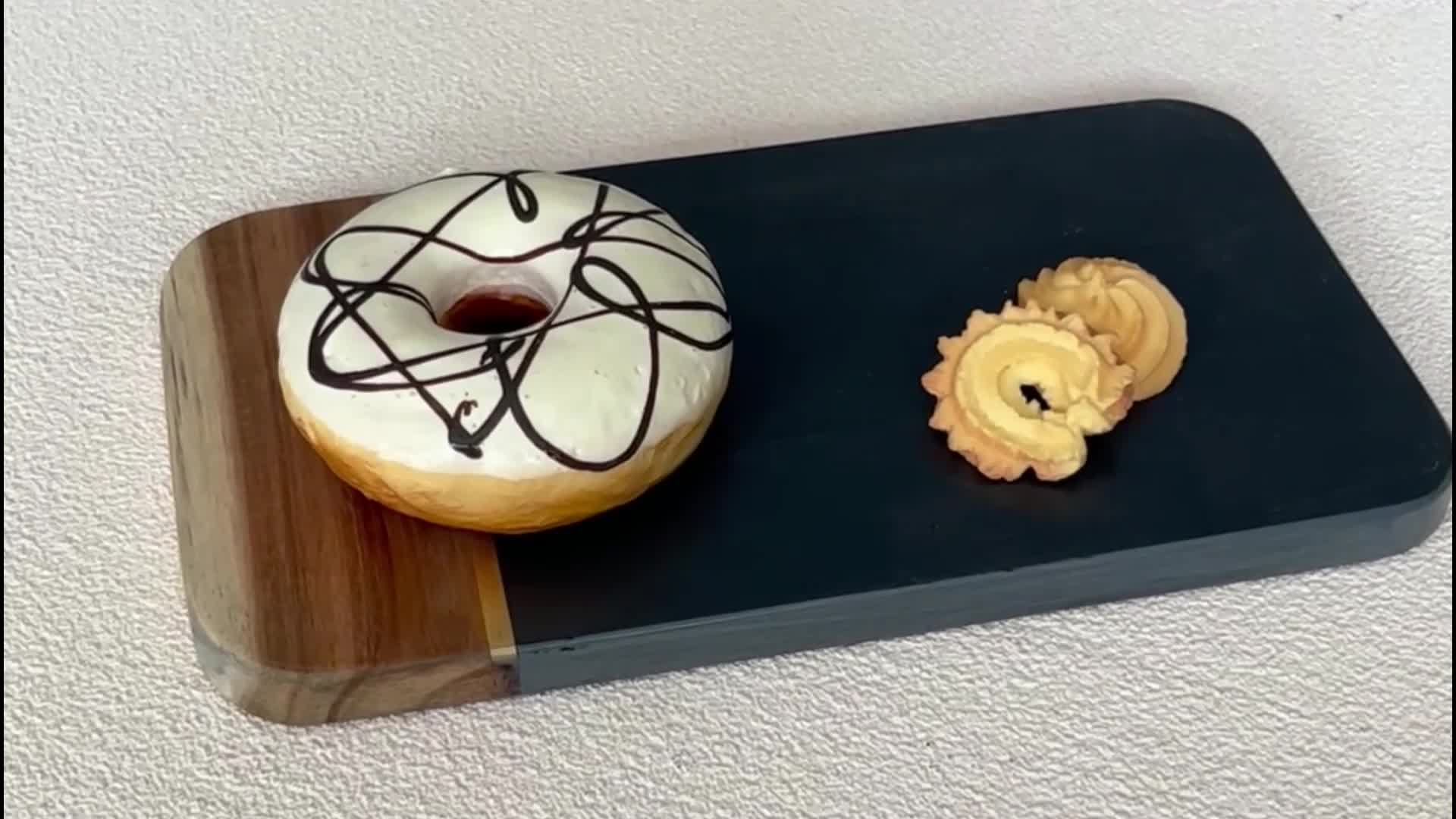 Marble Mix Wood Tray Cutting Board