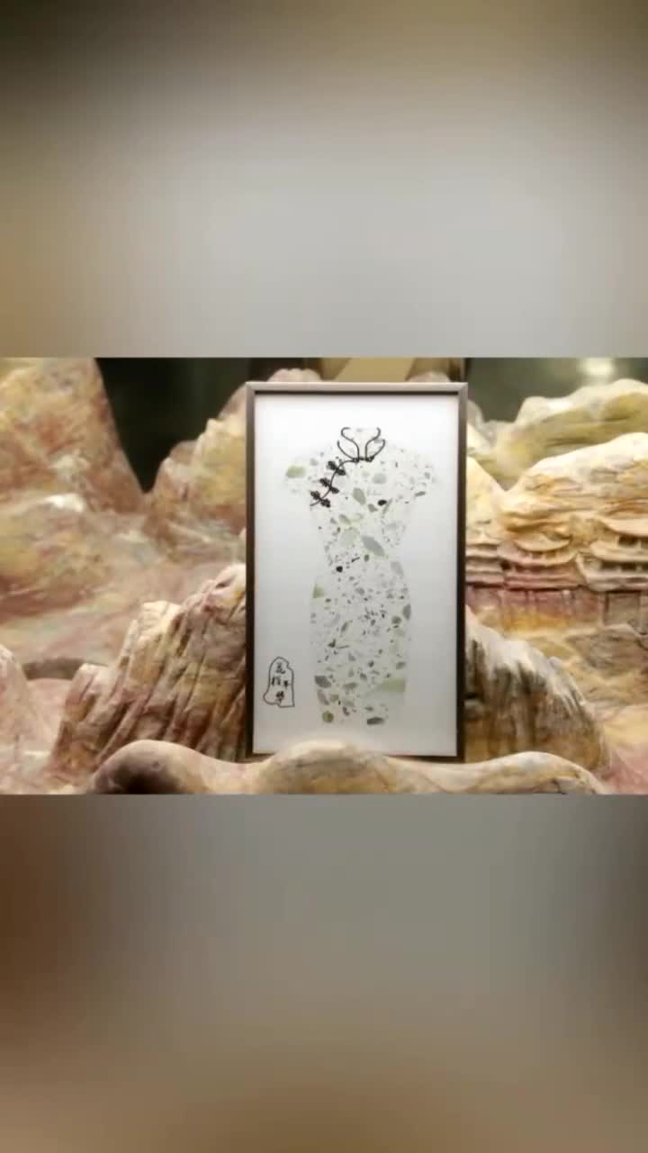 Cement Terrazzo Tile Slab Show Piece Decoration