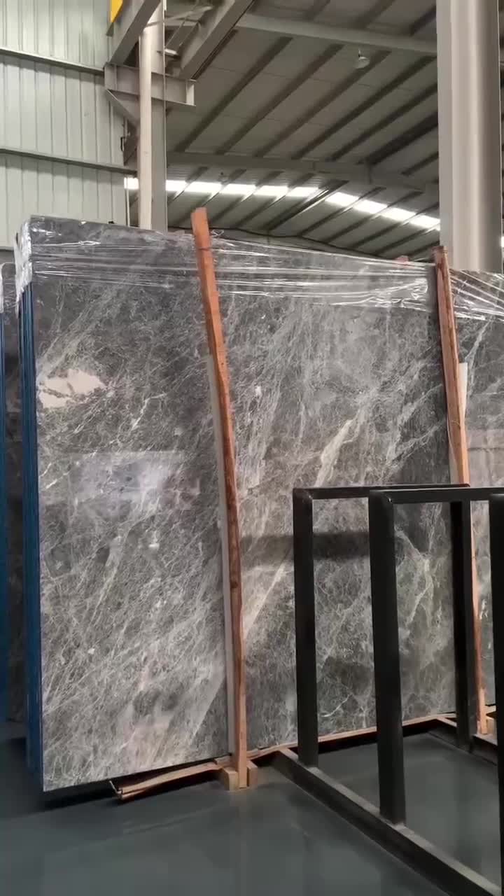 Cheap Hermes Ash Marble Slab Polish In Big Stock