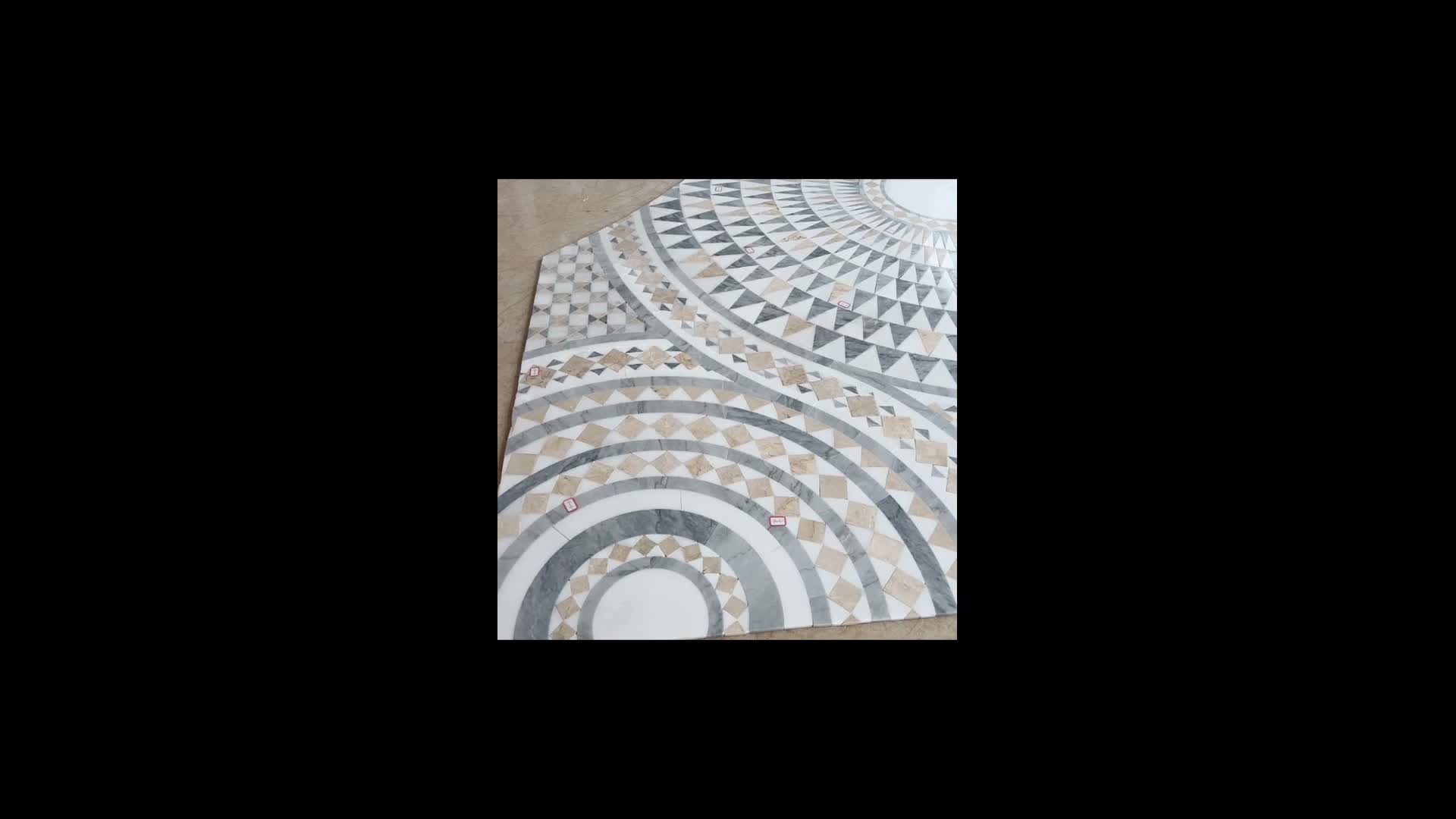 Mosaic Tiles Waterjet Medallions Hotel Waterjet