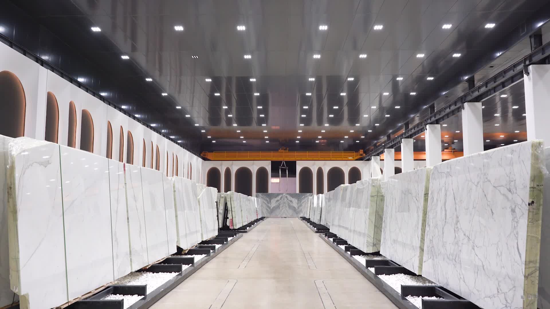 Luxury Stone Calacatta Whtie Marble For Flooring