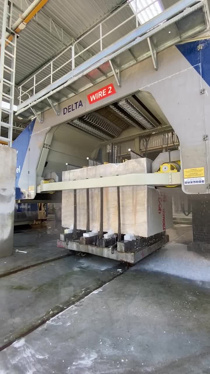 MH76V6 Multi Wire Saw Machine For Block Cutting