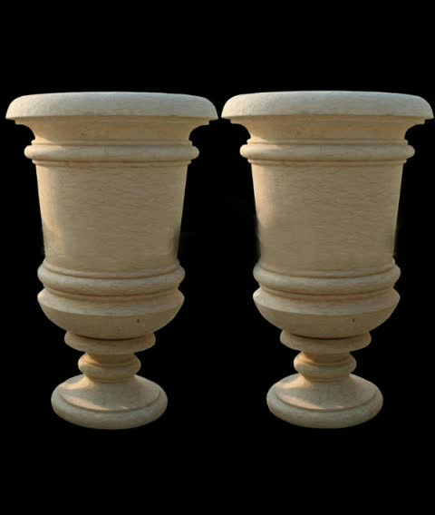 Outdoor Garden Large Marble Planter Sculpture Planter