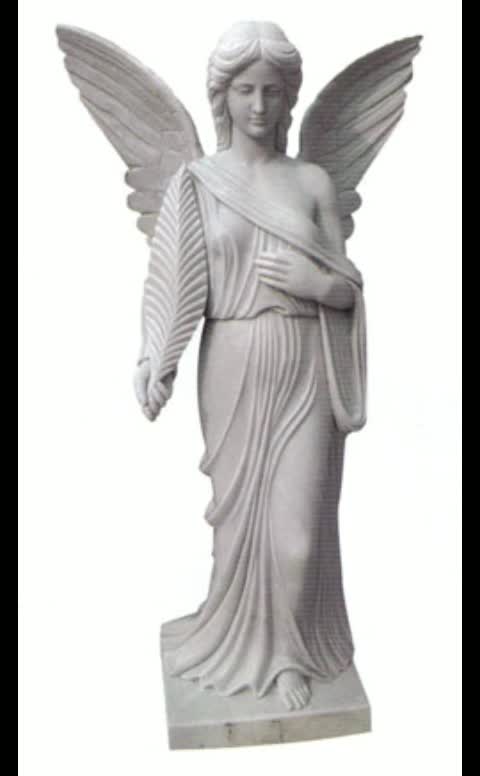Popular Pure White Marble Polished Human Statues